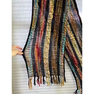 Colorful Knitted Scarf